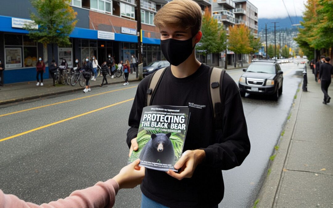 North Vancouver Distributes Pamphlets for Black Bear Protection